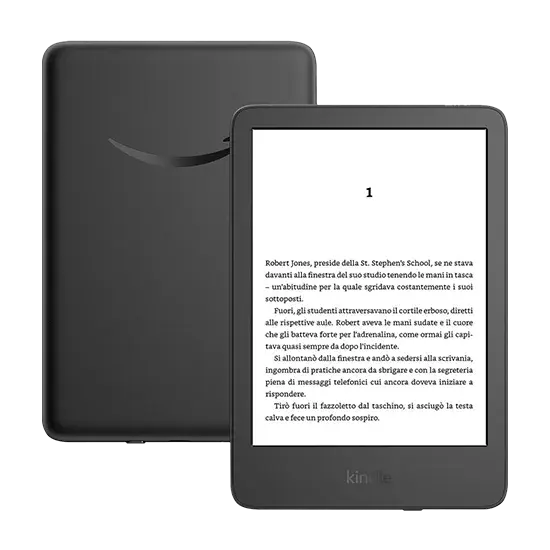 Amazon Kindle, 15,2 cm (6"), 16 GB, USB Typ-C, Schwarz, Magnesium, Recycelbarer Kunststoff, Lithium-Ion (Li-Ion) Handy24- Handy24