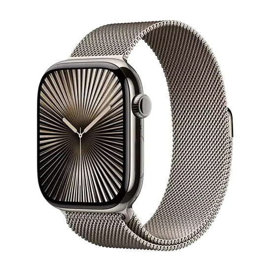 Apple Watch Series 10 Cellular 46mm - Natural Titanium Milanese