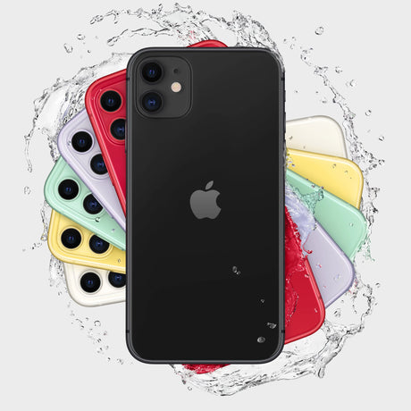 Apple iPhone 11, 15,5 cm (6.1"), 1792 x 828 Pixel, 64 GB, 12 MP, iOS 13, Schwarz Apple- Handy24