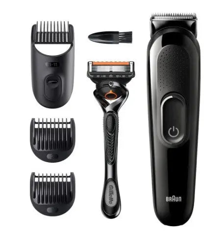 Braun SK3300 Bart Trimmer, Haar Schneider. 4in1 inkl. Gillette Fusion5 ProGlide Handy24- Handy24