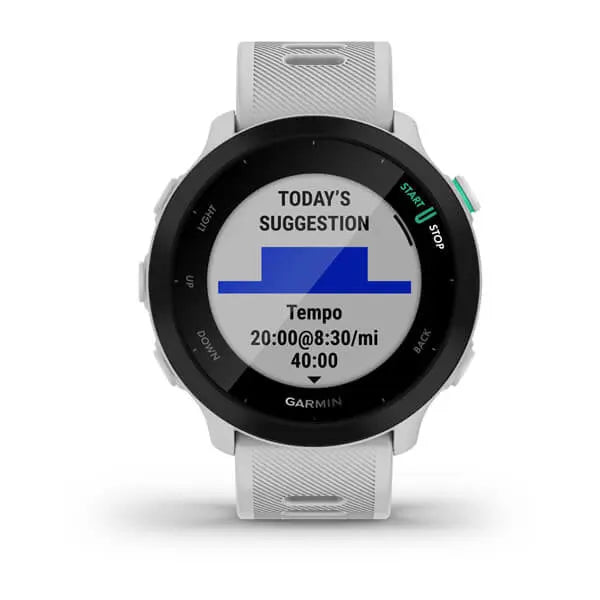 Garmin Forerunner 55 GPS 42mm Sport Watch - Weiß Handy24- Handy24