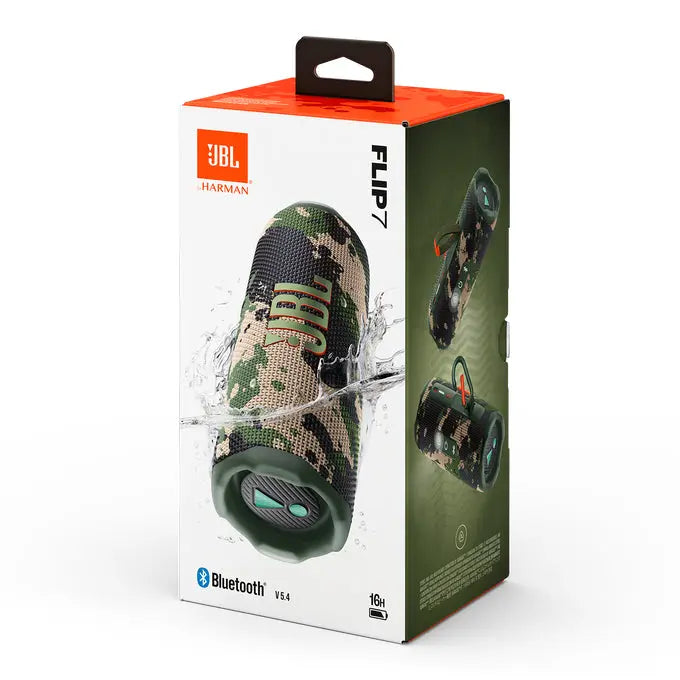 JBL Flip 7, 2-Wege, 1,52 cm (0.6"), 1,6 cm, 25 W, 10 W, Squad JBL- Handy24