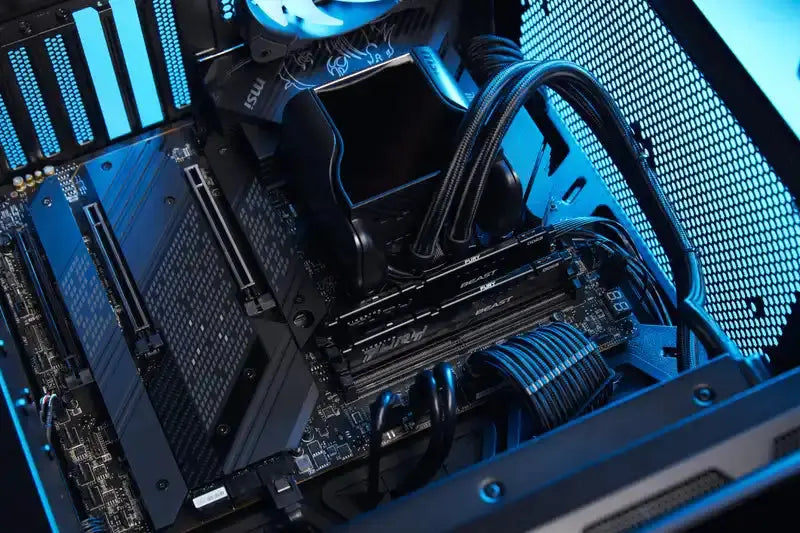 Kingston FURY Beast 32 GB 6000 MT/s DDR5 CL30 DIMM (Kit of 2) Black EXPO, 32 GB, 2 x 16 GB, DDR5, 288-pin DIMM, Schwarz