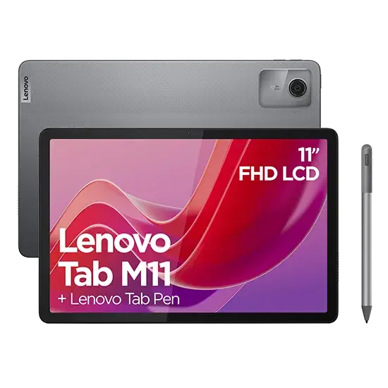 Lenovo Tab M11, G88, 4GB RAM, 128GB, LTE, inkl. Pen and Folio Case, Grau Handy24- Handy24