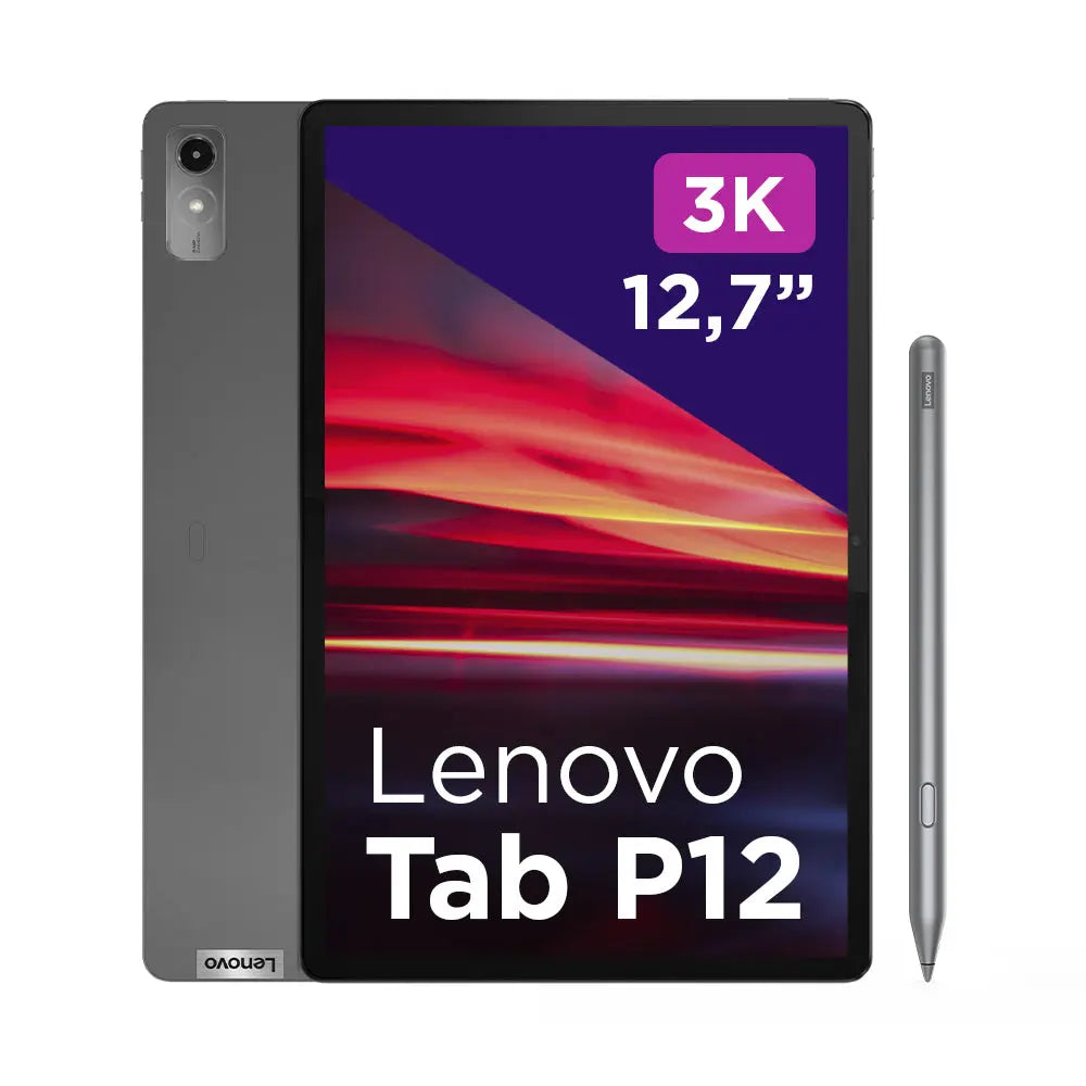 Lenovo Tab P12, 32,3 cm (12.7"),WiFi 128 GB, 8 GB, Android 13, Grau Lenovo- Handy24