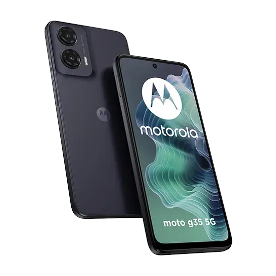 Motorola Moto G35, XT2433-5, 5G, Dual Sim, 4GB RAM, 256GB, Midnight Black Motorola- Handy24
