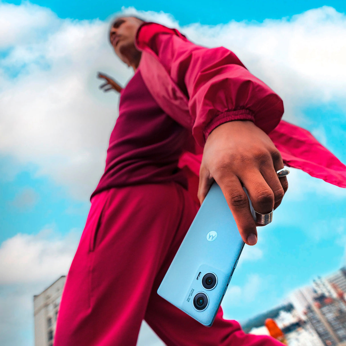 Motorola edge 50 Fusion, 17 cm (6.7"), 8 GB, 256 GB, 50 MP, Android 14, Blau Motorola- Handy24