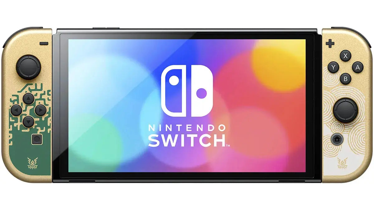 Nintendo Switch OLED, Nintendo Switch, NVIDIA Custom Tegra, Gold, Analog / Digital, D-Pad, Home button, Tasten