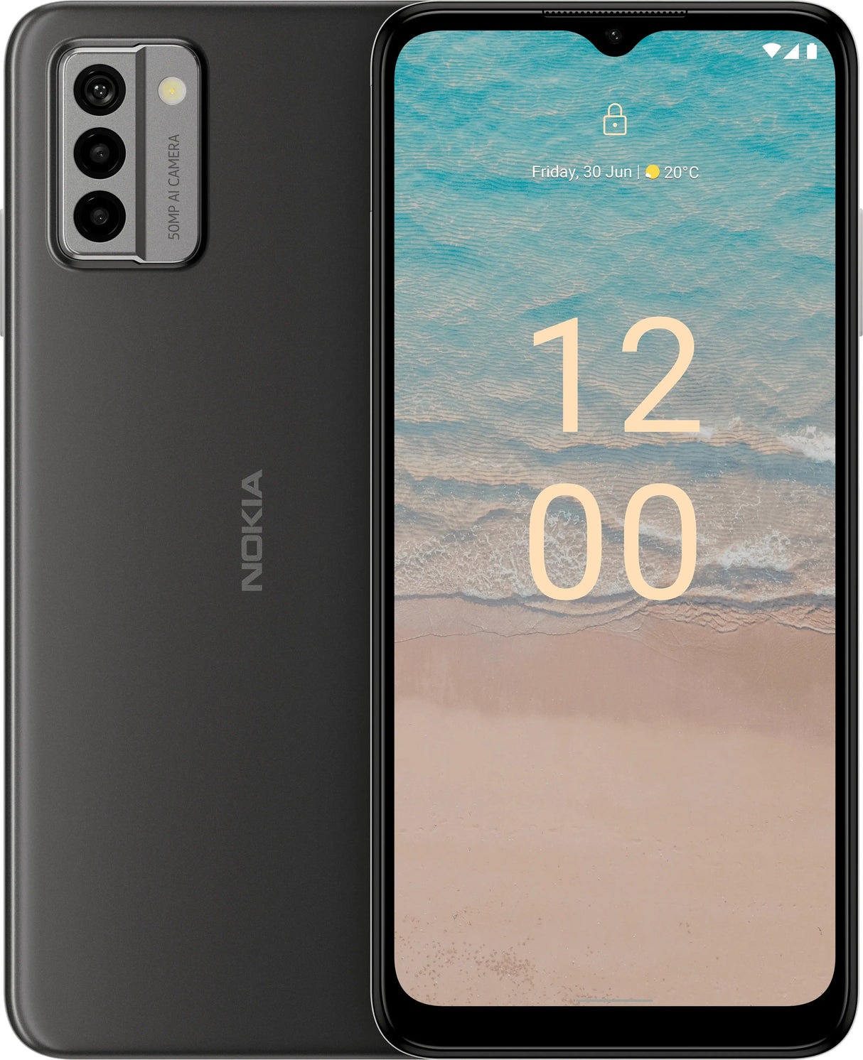 Nokia G22, 16,6 cm (6.52"), 4 GB, 64 GB, 50 MP, Android 12, Grau