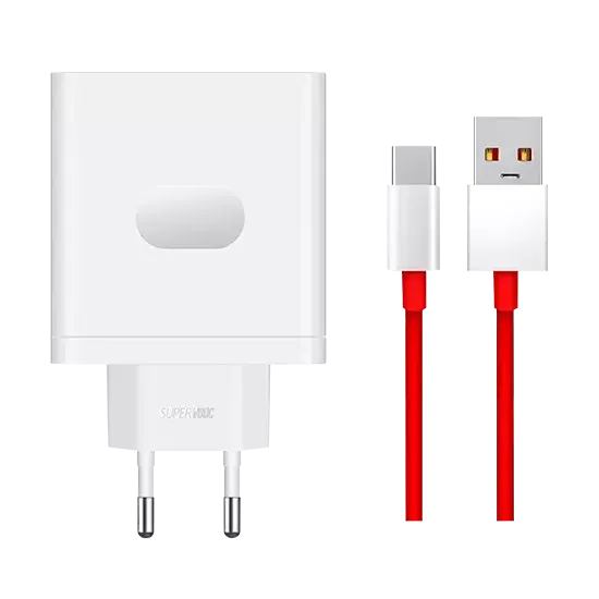 OnePlus 100W USB-A SuperVooc Power Adapter+Kabel - Weiß OnePlus- Handy24