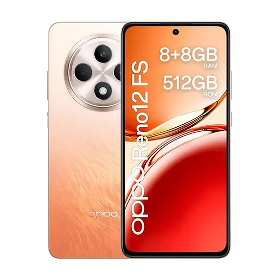 Oppo Reno12 FS, 4G, Dual Sim, 8GB RAM, 512GB, Amber Orange Handy24- Handy24