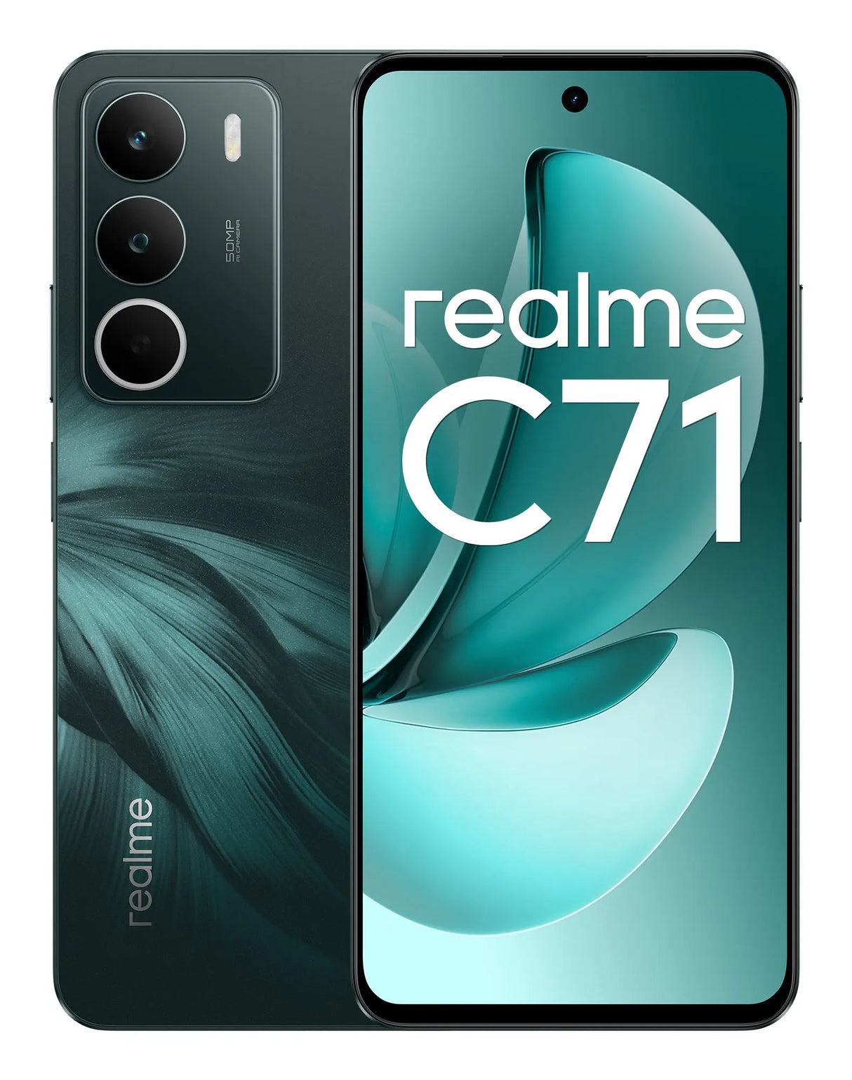 Realme C71, 16,9 cm (6.67"), 1604 x 720 Pixel, 8 GB, 256 GB, 50 MP, Grün Handy24- Handy24