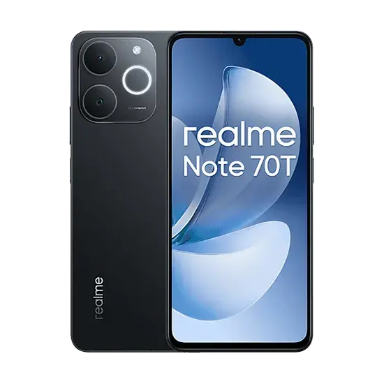 Realme Note 70T, Dual Sim, 4GB RAM, 256GB, Schwarz Handy24- Handy24