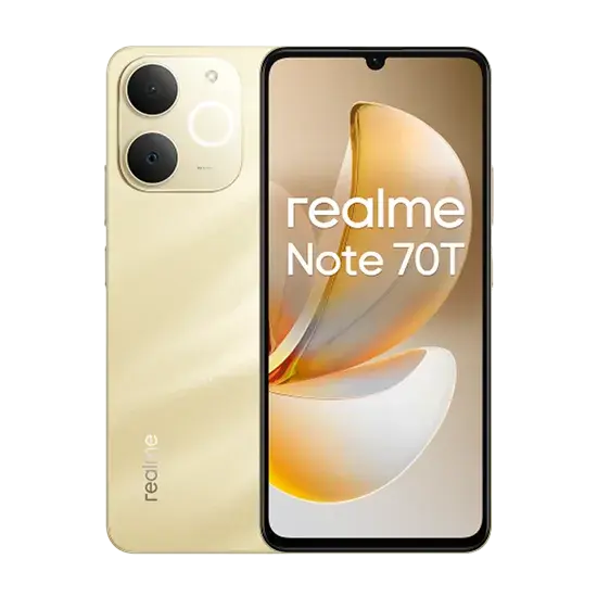 Realme Note 70T, Dual Sim, Gold Handy24- Handy24