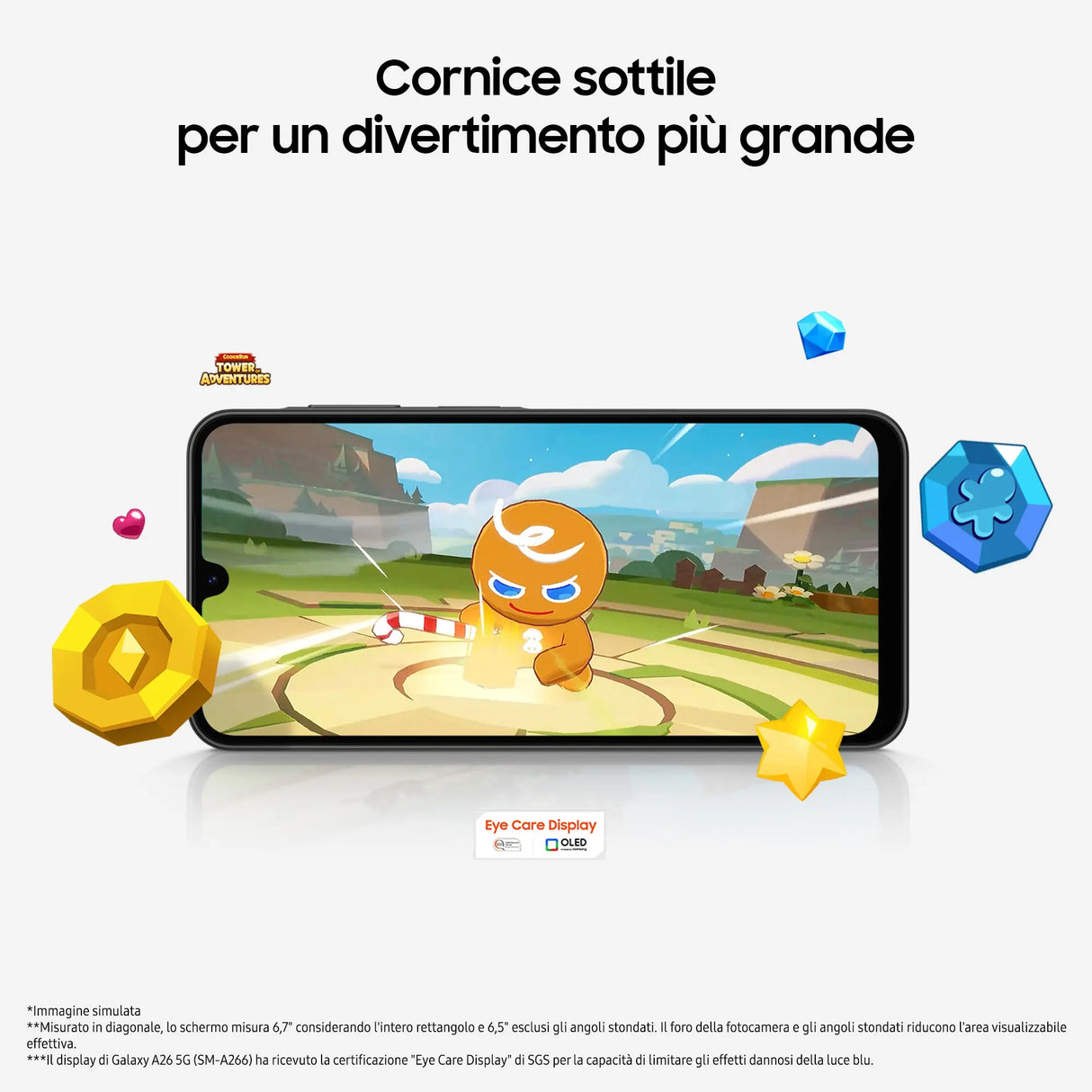 Samsung Galaxy A26, 17 cm (6.7"), 8 GB, 256 GB, 50 MP, Android 15, Schwarz Samsung- Handy24