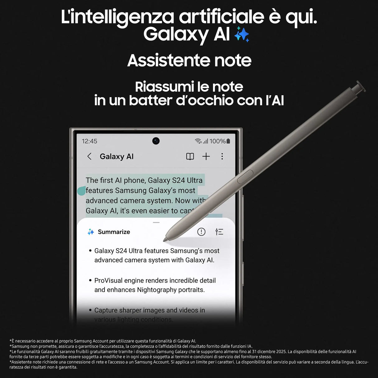 Samsung Galaxy S24 Ultra , 17,3 cm (6.8"), 3120 x 1440 Pixel, 12 GB, 256 GB, 200 MP, Schwarz, Titan Samsung- Handy24