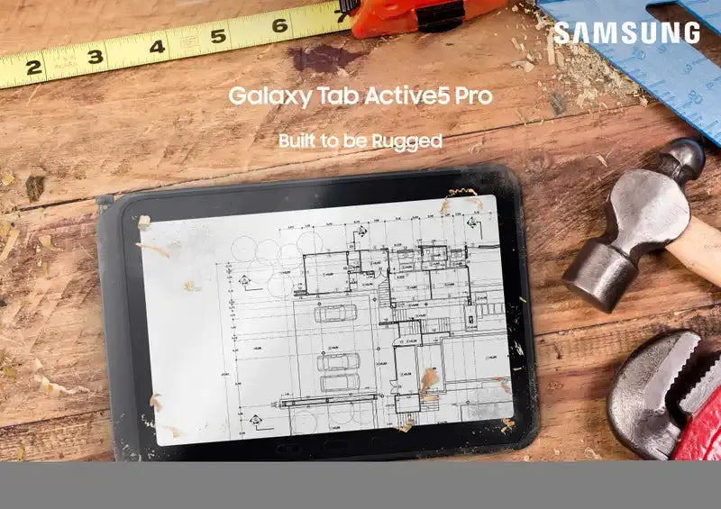 Samsung Galaxy Tab Active5 Pro 5G Enterprise Edit, 25,6 cm (10.1"), 1920 x 1200 Pixel, 256 GB, 8 GB, Android 15, Grün Handy24- Handy24