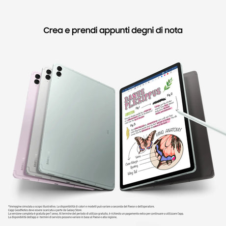 Samsung Galaxy Tab S9 FE, 27,7 cm (10.9"), 2304 x 1440 Pixel, 128 GB, 6 GB, Android 13, Grau Samsung- Handy24