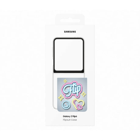 Samsung Galaxy Z Flip6 Design Cover Flipsuit - Transparent Samsung- Handy24