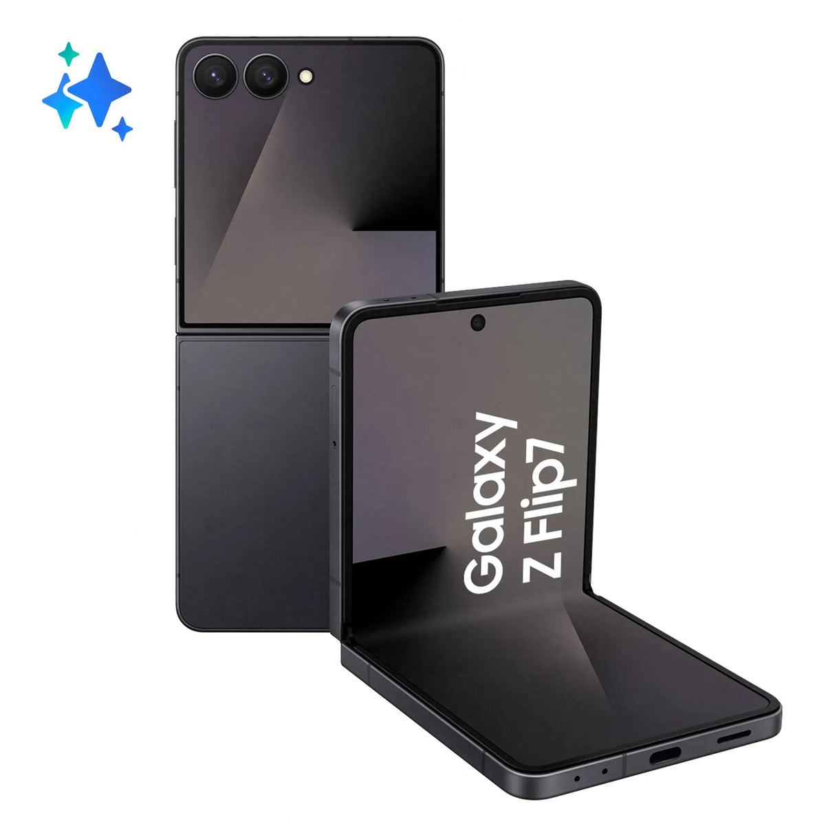 Samsung Galaxy Z Flip7, 17,3 cm (6.8"), 2520 x 1080 Pixel, 12 GB, 512 GB, 50 MP, Schwarz Handy24- Handy24