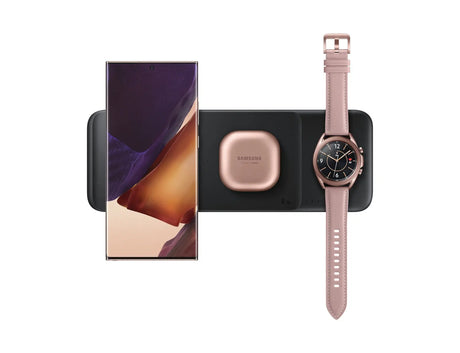 Samsung Wireless Charger Trio Pad (EP-P6300), USB, Kabelloses Aufladen, 1 m, Schwarz Handy24- Handy24