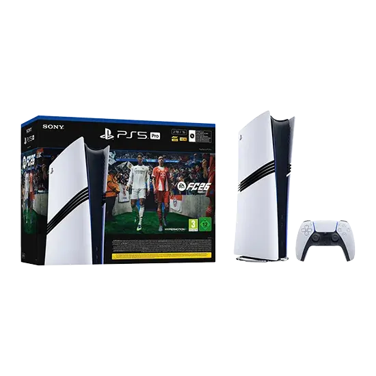 Sony PlayStation 5 Pro + EA Sports FC 26 Bundle, PlayStation 5 Pro, Weiß Handy24- Handy24