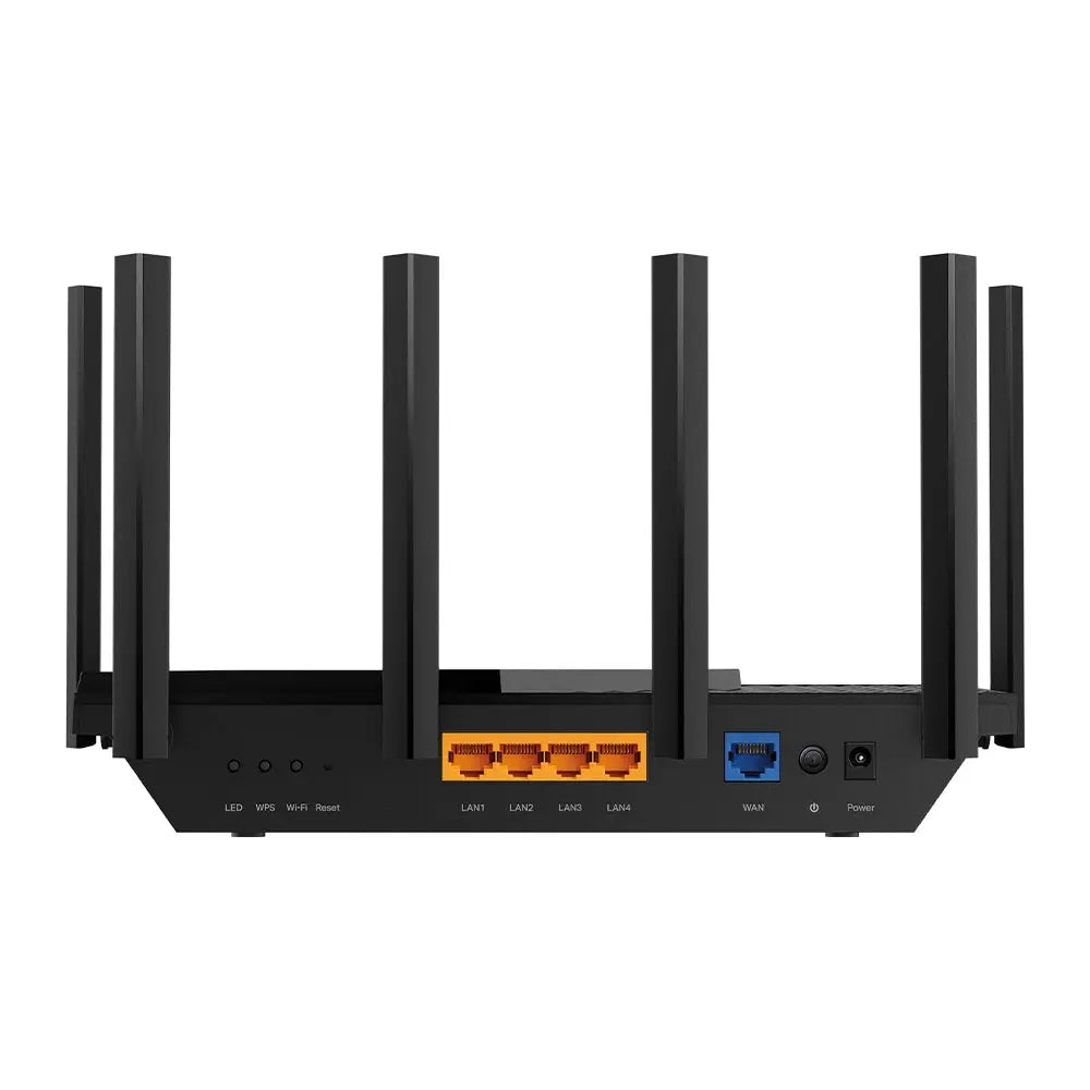 TP-LINK Archer AXE5400 Tri-Band Gigabit Wi-Fi 6E Router, Wi-Fi 6E (802.11ax), Tri-Band (2,4 GHz/5 GHz/6 GHz), Ethernet/LAN, Schwarz Handy24- Handy24