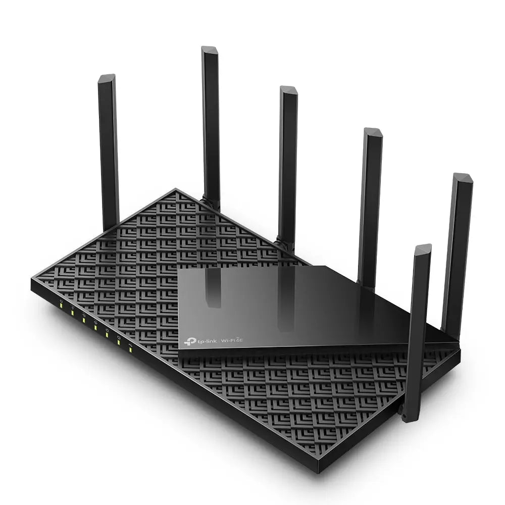 TP-LINK Archer AXE5400 Tri-Band Gigabit Wi-Fi 6E Router, Wi-Fi 6E (802.11ax), Tri-Band (2,4 GHz/5 GHz/6 GHz), Ethernet/LAN, Schwarz Handy24- Handy24