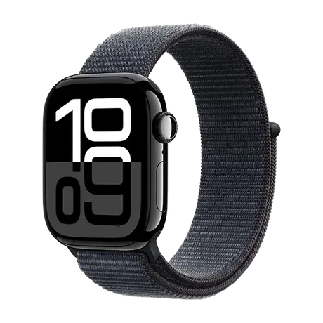 Watch Apple Watch Series 10 GPS 42mm Jet Black Aluminium Case Sport Loop - Black Apple- Handy24
