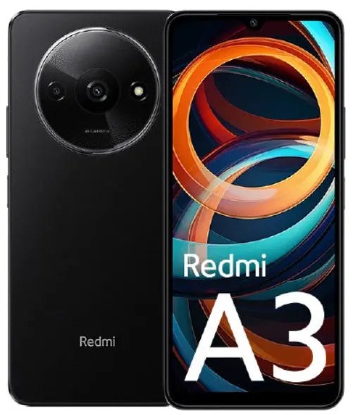 Xiaomi Redmi A3 4G, 17 cm (6.71"), 3 GB, 64 GB, 8 MP, Android 14, Schwarz Xiaomi- Handy24