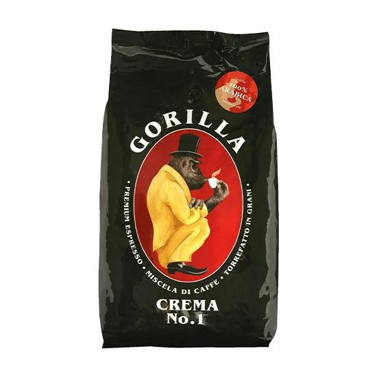 Gorilla Espresso Crema No. 1, Kaffeebohnen, Arabica Bohnen, 1.0 kg