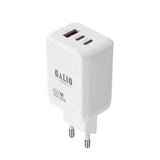 65 Watt 2x USB-C+ 1x USB-A Travel Adapter Von Galio