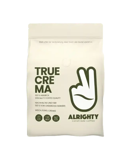 Alrighty True Crema, Kaffeebohnen, 1KG Alrighty- Handy24
