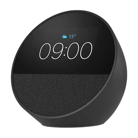 Amazon Echo Spot, Amazon Alexa, Sphärisch, Schwarz, 7,19 cm (2.83"), 320 x 240 Pixel, MediaTek Amazon- Handy24