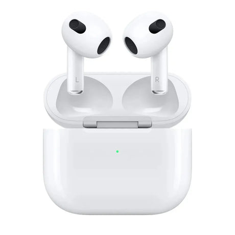 Apple AirPods (3. Generation) mit Lightning Ladecase, Kabellos, Anrufe/Musik, Kopfhörer, Weiß Apple- Handy24