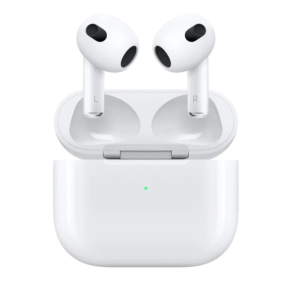 Apple AirPods (3. Generation) mit Lightning Ladecase, Kabellos, Anrufe/Musik, Kopfhörer, Weiß Apple- Handy24
