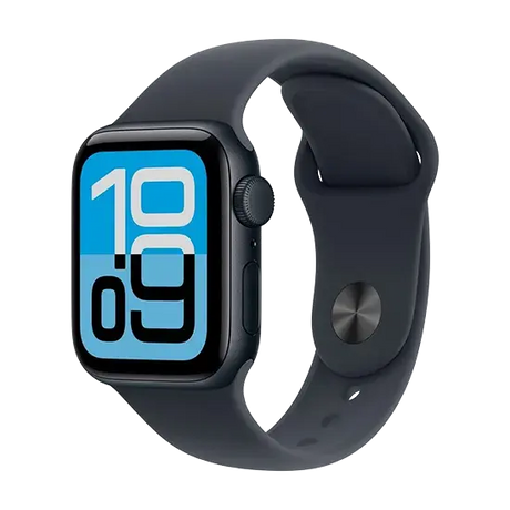 Apple Watch SE 3 (2025), GPS, 44mm, Midnight Aluminium, Sport Band M/L, Midnight Handy24- Handy24