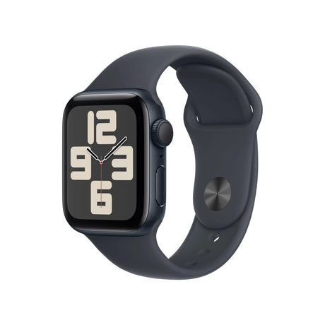 Apple Watch SE (2024) GPS 40mm Midnight Aluminium Case Sport Band S/M - Midnight Apple- Handy24