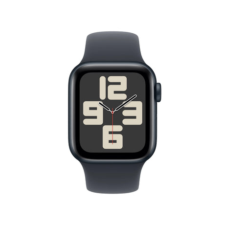 Apple Watch SE (2024) GPS 40mm Midnight Aluminium Case Sport Band S/M - Midnight Apple- Handy24