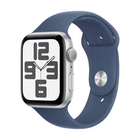 Apple Watch SE2 (2024), GPS, 40mm, Silver Aluminium, Sport Band M/L, Denim Handy24- Handy24
