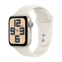 Apple Watch SE2 (2024), GPS, 40mm, Starlight Aluminium, Sport Band S/M, Starlight