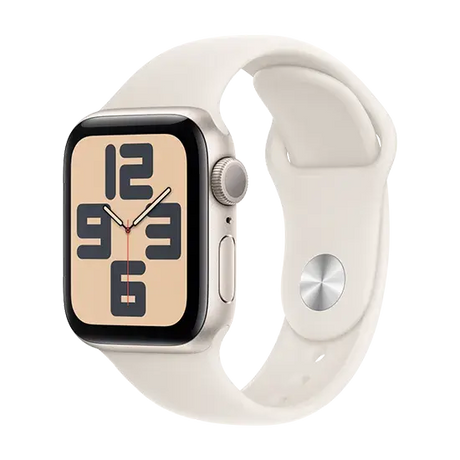Apple Watch SE2 (2024), GPS, 40mm, Starlight Aluminium, Sport Band S/M, Starlight