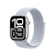 Apple Watch Series 10 42mm Silber Aluminium Case  Sport Loop - Blue Cloud, OLED, Touchscreen, 64 GB, GPS Apple- Handy24
