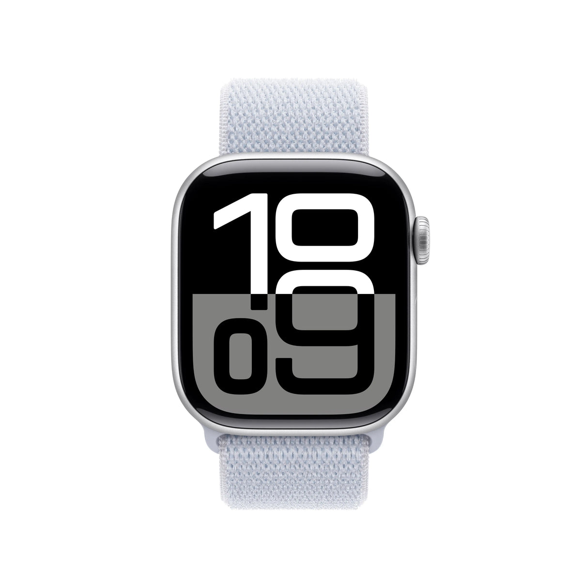 Apple Watch Series 10 42mm Silber Aluminium Case  Sport Loop - Blue Cloud, OLED, Touchscreen, 64 GB, GPS Apple- Handy24