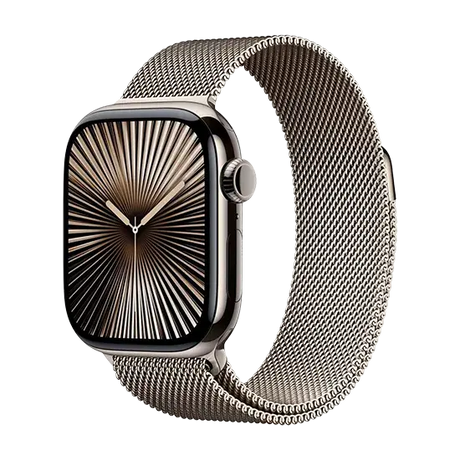 Apple Watch Series 10 Cellular 42mm Natural Titanium - Natural Mil 