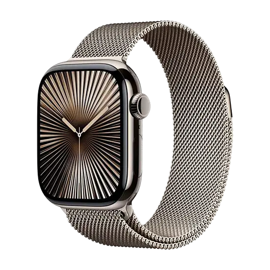 Apple Watch Series 10 Cellular 42mm Natural Titanium - Natural Mil 
