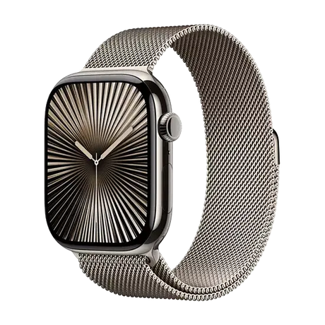 Apple Watch Series 10 Cellular 46mm - Natural Titanium Milanese