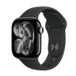 Apple Watch Series 11 (2025), GPS, 42mm, Jet Black Aluminium, Sport Band S/M, Schwarz Handy24- Handy24