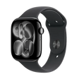 Apple Watch Series 11 (2025), GPS, 46mm, Jet Black Aluminium, Sport Band S/M, Schwarz Handy24- Handy24
