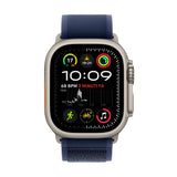 Apple Watch Ultra 2 (2024) LTE 49mm mit Loop S/M - Blue, Natur Titan